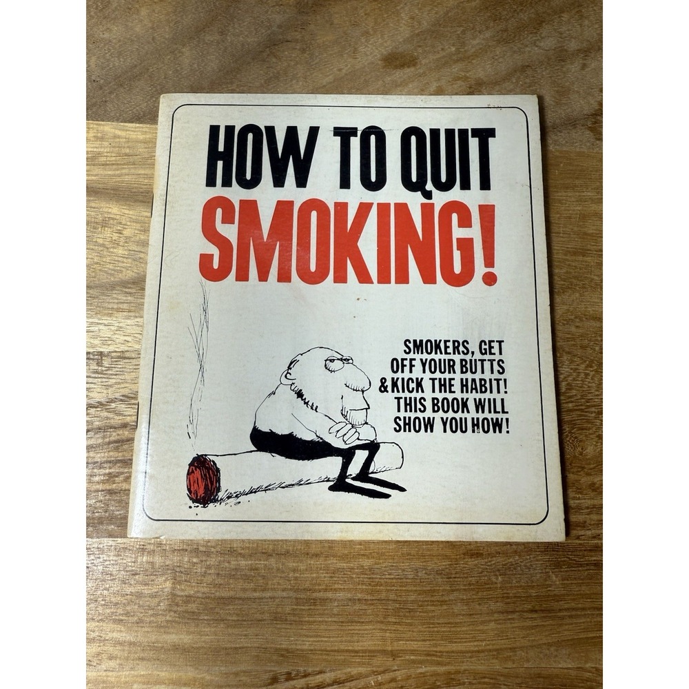 Vintage 60s How To Quit Smoking Hi Brow Funny Book‎ American Greetings Humor